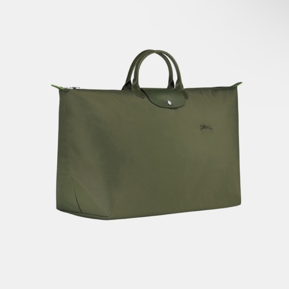 ⚓️SOLD⚓️ Le Pliage Mini Pouch/Strap + Green M 21” Travel Bag Set - Picture 2 of 3